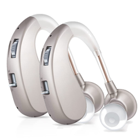 2-pack Rechargeable Hearing Aids, High Quality Digital Chip, USB Charging, Comfortable and Adjustable Hearing Aids