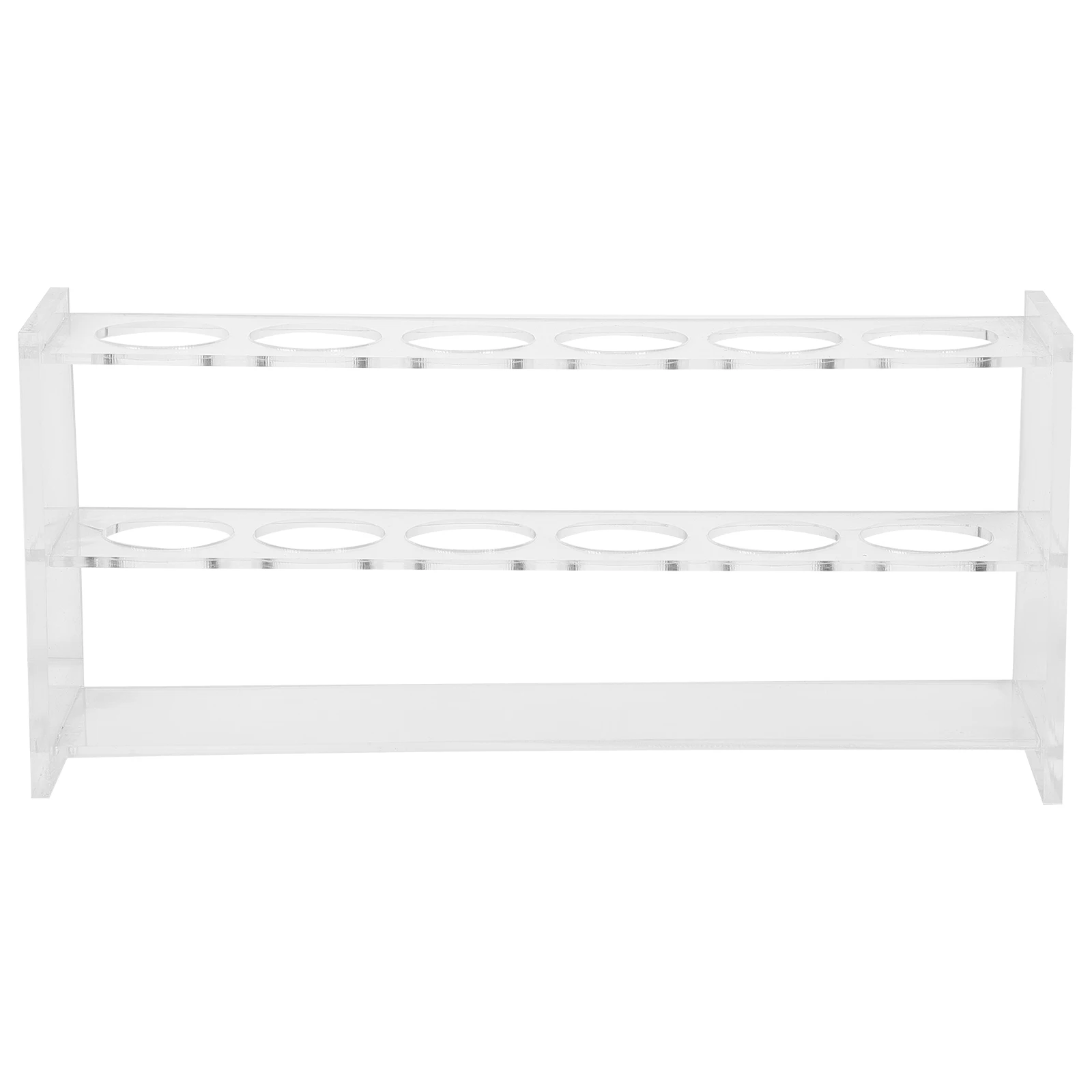 

Acrylic Test Tube Rack Clear 2-Layer Holder Organizer Lab Racks Tubes Vials Scientific Research Laboratory Equipment