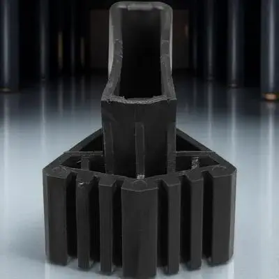 4 قطعة منصات المضادة للانزلاق المطاط سجادة ضد الإنزلاق للاستخدام الآمن اكسسوارات سلم كشط مقاومة سلم الملحقات الأسود