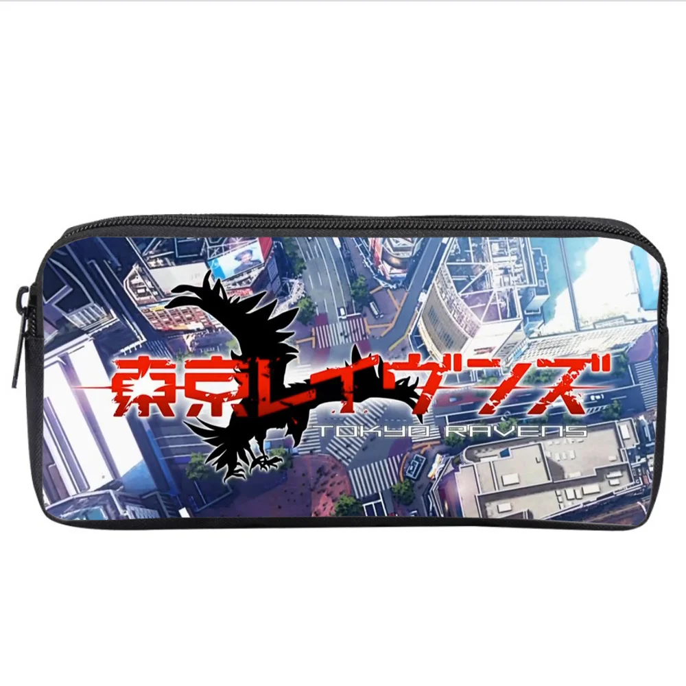 anime Tokyo Revengers Student pencil case boy girls Cartoon pencil Bag teenager Zipper Handbag Women Cosmetic Case Makeup Bag