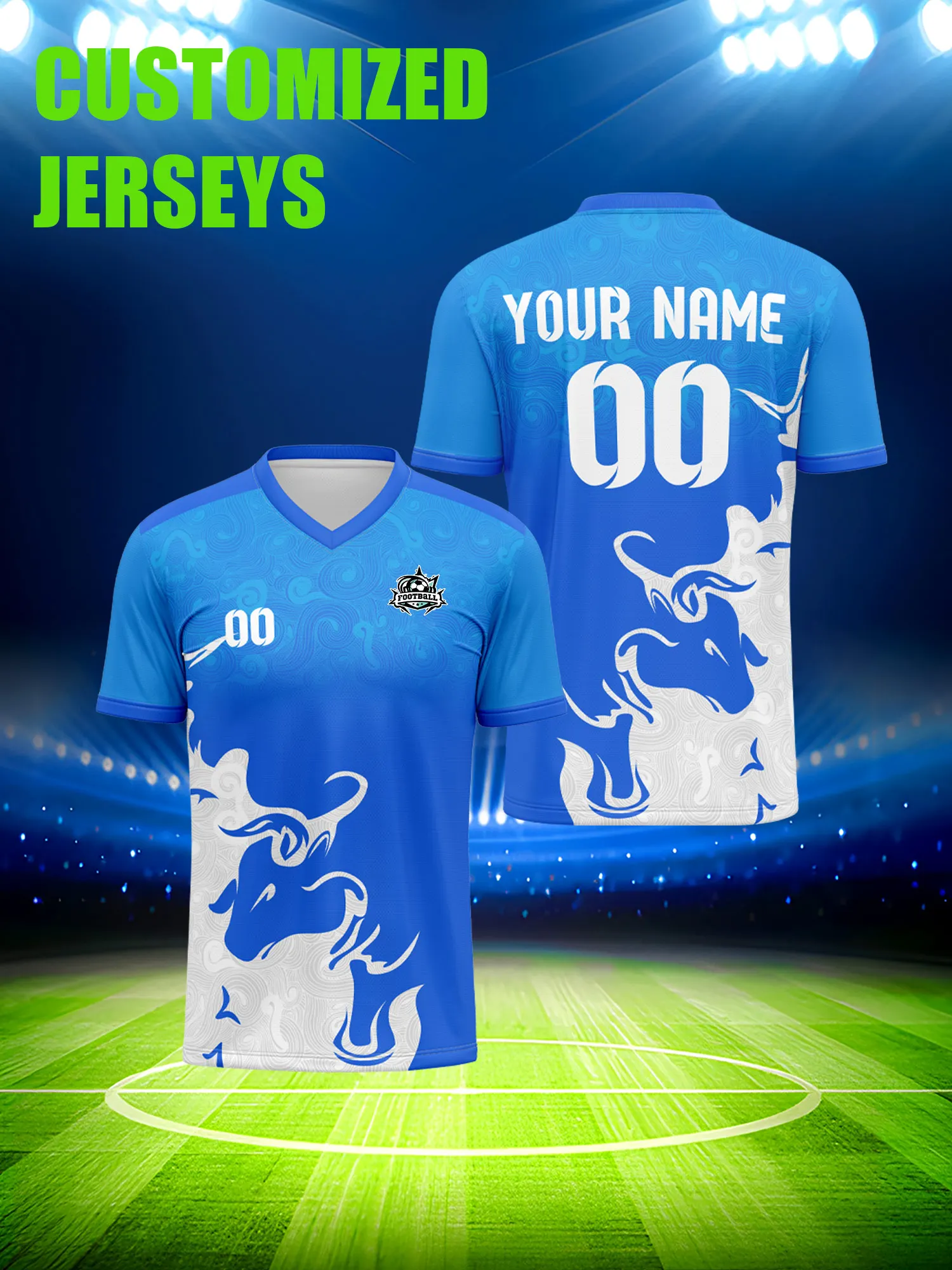 

Футболка для футбола с индивидуальным изображением, номером и именем, коллекция для любителей спорта, винтажная ретро-одежда