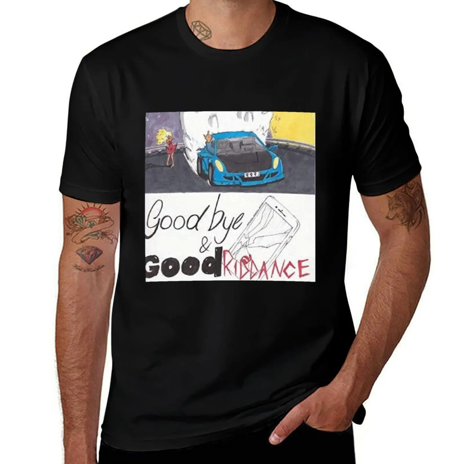 Goodbye & Good Riddance Album Cover Art T-Shirt Labor Work Casual T-Shirt