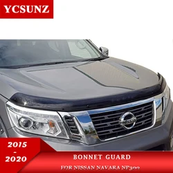Acrylic Bonnet Guard For Nissan Navara NP300 2014 2015 2016 2017 2018 2019 2020 Front Bug Hood Deflector Protector Double Cabin