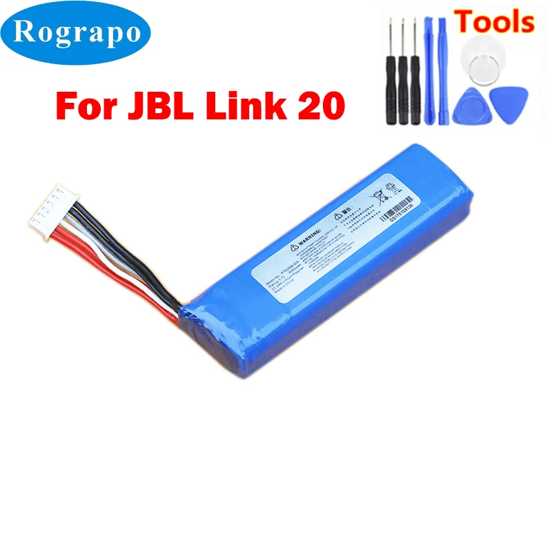 Original Replacement Battery 3.7V 6000mAh For JBL Link 20 Link20 P763098 01A Genuine Battery