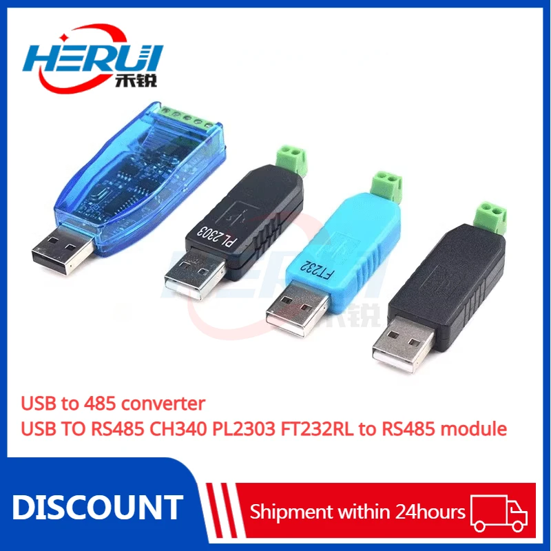 USB to 485 converter USB TO RS485 CH340 PL2303 FT232RL to RS485 module