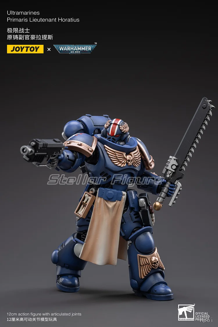 

【SF】JOYTOY Warhammer 40K 1/18 Action Figure Ultramarines Primaris Lieutenant Horatius Model Gifts Collection