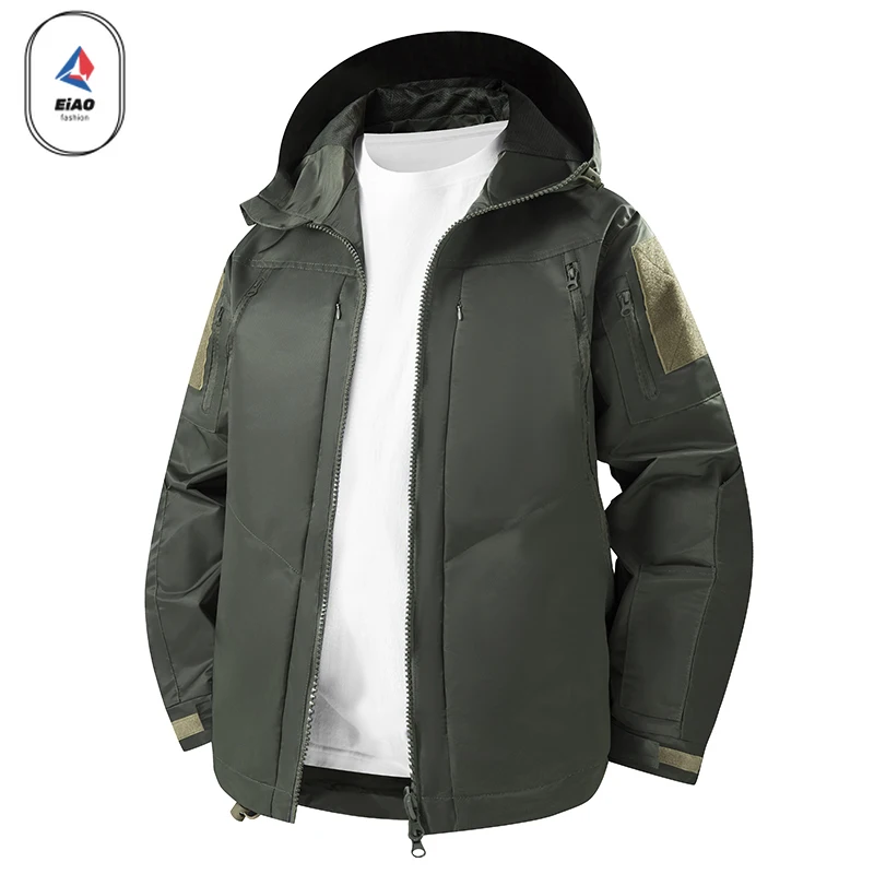 

EIAO Tactical Waterproof Rainproof Jacket Men Fashion Camo Soft Shell Windbreaker Coat Autumn 2025 New Bomber Motorcycle Jacket