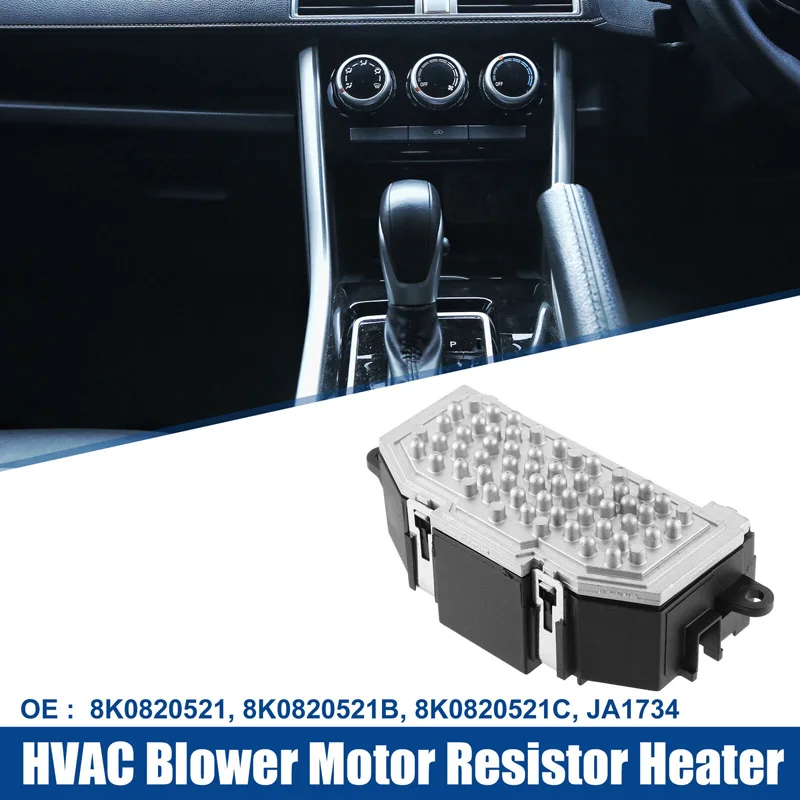 

Blower Motor Resistor Fan Relay Control Resistor for Audi S5 2008-2011 Black