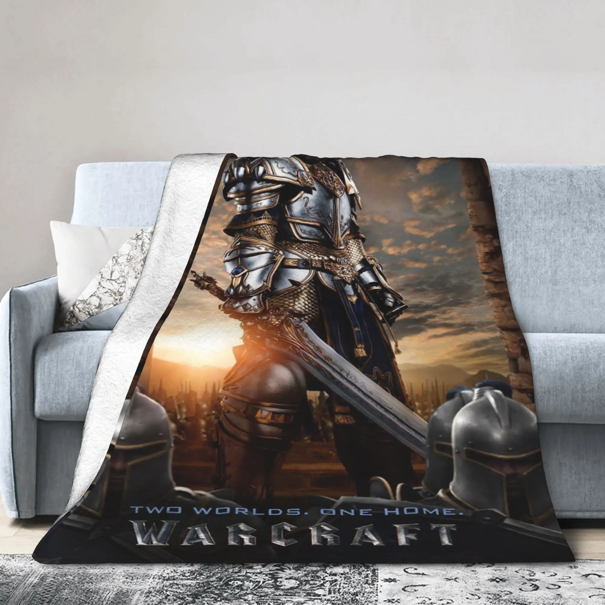 World of Warcrafts game Stuff Blankets Lightweight Thin Fleece  Throw Blankets Relax Rug Piece