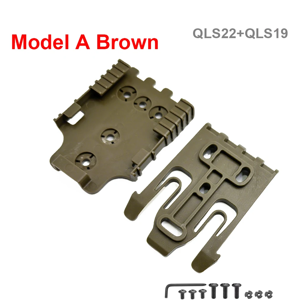 NEUER modularer Pistolenholster-Adapter aus Metall, kompatible QLS-Plattform, taktisches Schnellwechselset – Detail 5