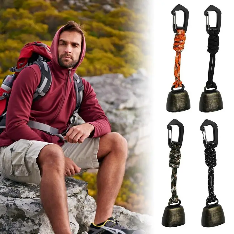 Outdoor camping hiking backpack bell bear repellent bell Bear Bell Camping Backpack Tent Noise Bells Prevent Wild Animals