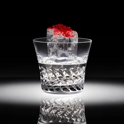 GLORIA CRYSTA Crystal Wine Glass France Winged Victory Angel's Wings Whiskey Cup Whisky Tumbler Hand Cut Cognac Brandy Snifter