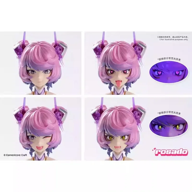 Nucleaire Seiji maakte een 1/10 afgewerkt model van het Rosha Project Star Flower Black Iris als decoratieve figuur voor de robotmeisjes