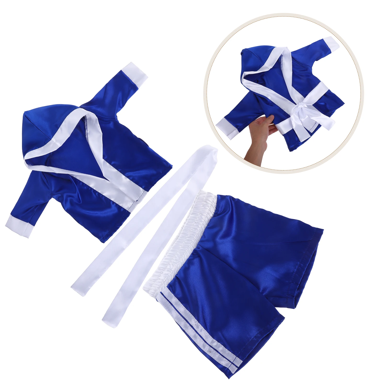 

Photo Boxing Costume Clothes Prop Newborn Boy Shoot Props Chemical Photoshoot Outfits First