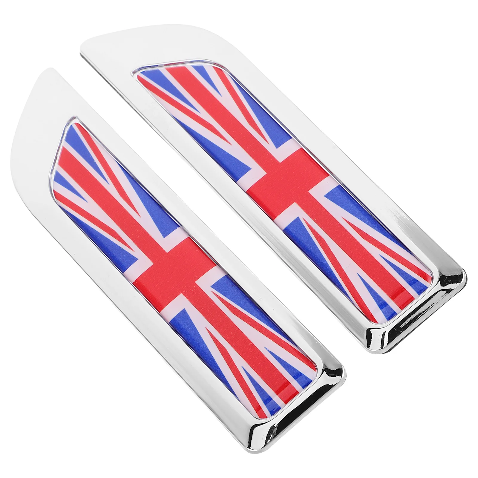 

1 пара наклеек для модификации автомобиля, значок из сплава металла для кузова автомобиля, боковая наклейка, прочный, водонепроницаемый, универсальный, подходит для стайлинга автомобиля