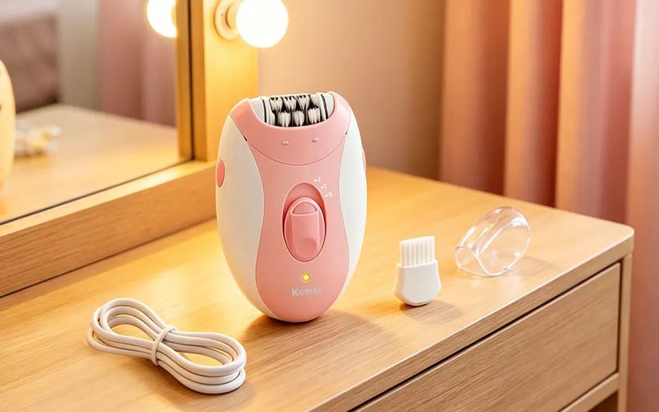 Women Epilator Electric Hair Removal Facial Hair Remover Underarms Rechargeable Body Lady Bikini Legs Arms Armpit