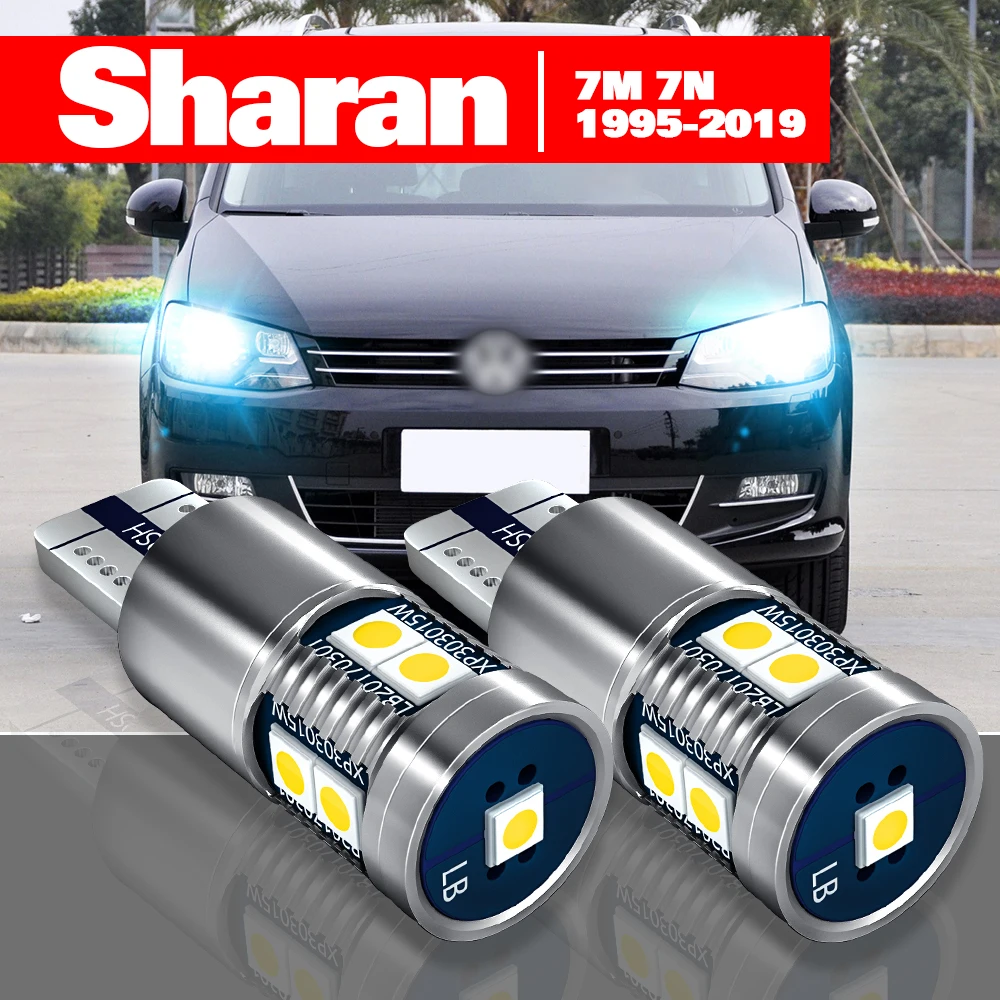 

For VW Volkswagen Sharan 7M 7N 1995-2019 2pcs LED Parking Light Accessories 2009 2010 2011 2012 2013 2014 2015 2016 2017 2018