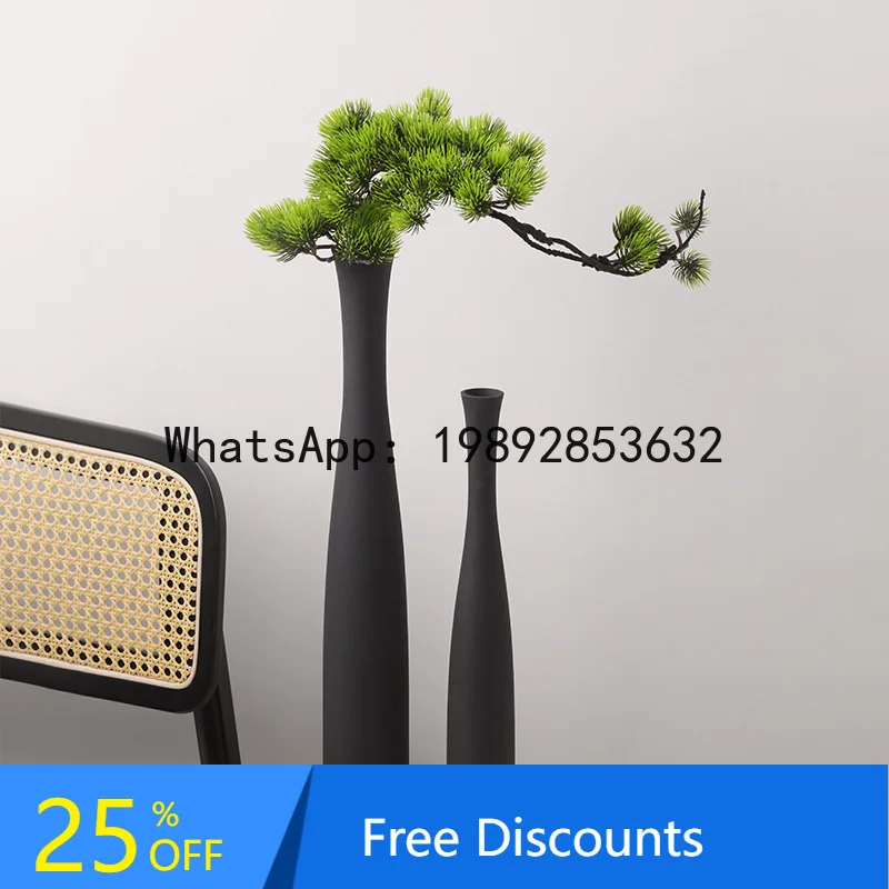 

Zen Entryway Decorative Ornament Welcoming Pine Vase Entryway Niche Home Decor Art