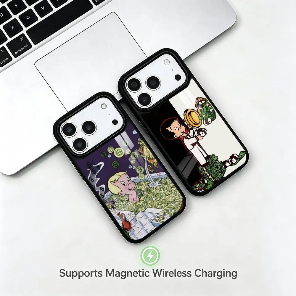 Rich Boy R-Richie R-Rich  Phone Case For iPhone17,16,15,14,13,12,11 Plus,Pro Supports Magnetic Wireless Charging