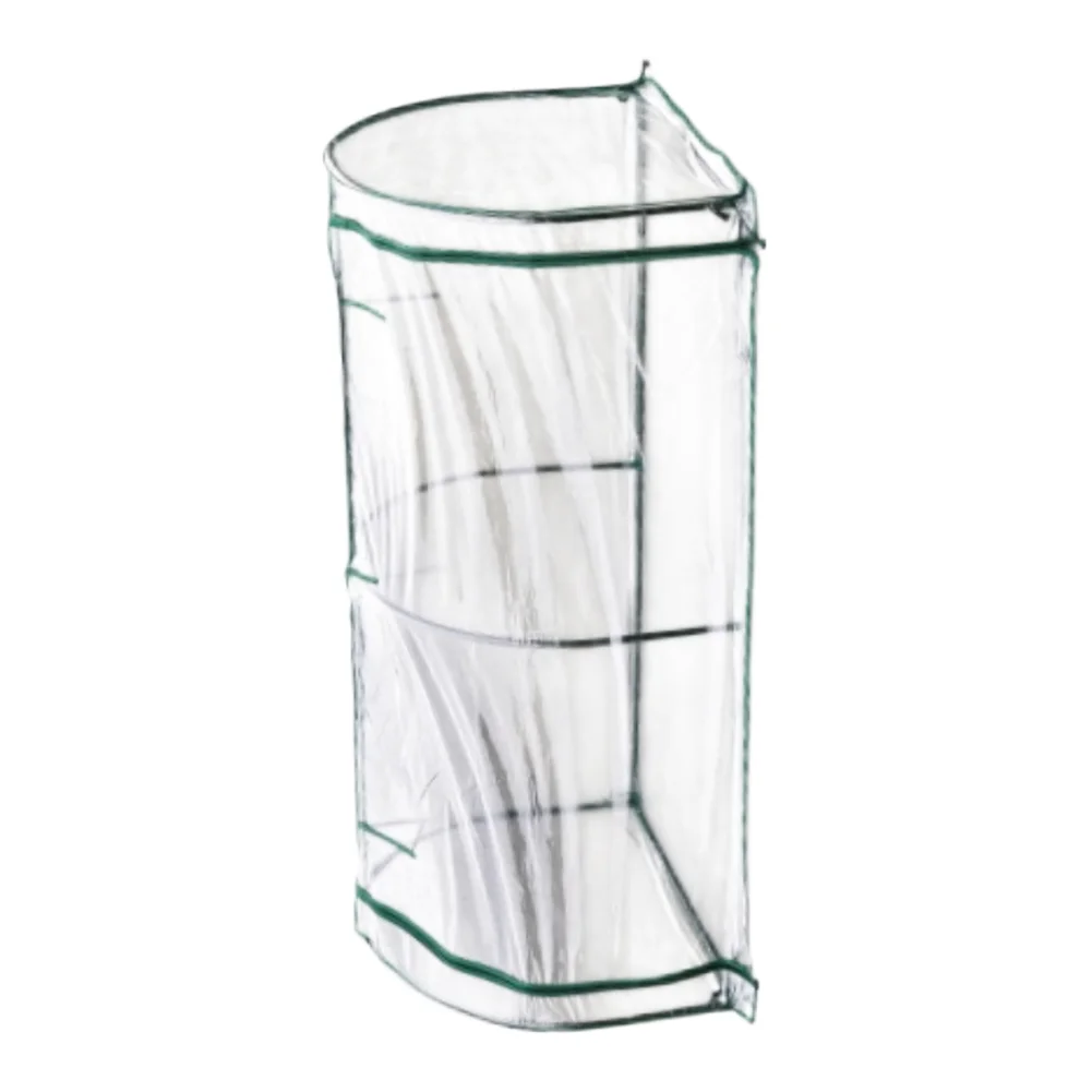 Transparent PVC Greenhouse Cover Wind-Proof Garden Tunnel With Zipper For Plants Flowers Vegetables Outdoor Protection