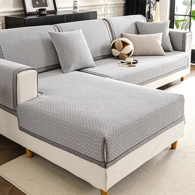 

Chenille anti-scratch sofa cushion living room sofa decorative non-slip backrest armrest dust cover cloth