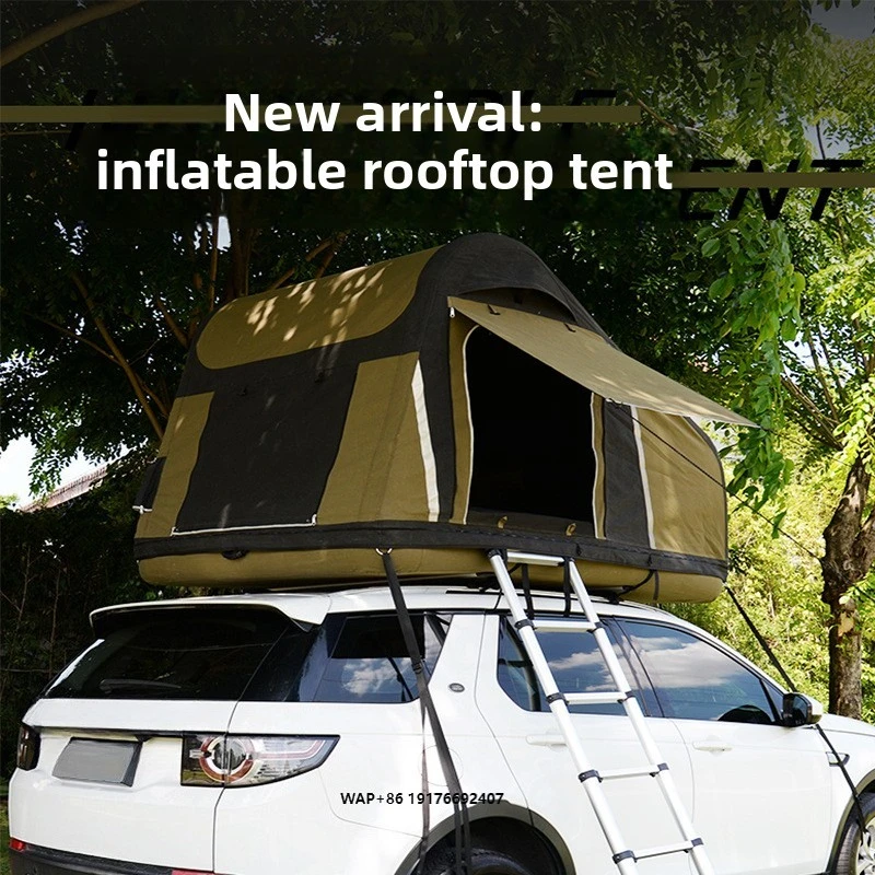 Travel Self Driving Four-Season Double-Layer Waterproof Ultra-lightweight Portable SUV Roof Rack Compatible 3000mm Rooftop Tent