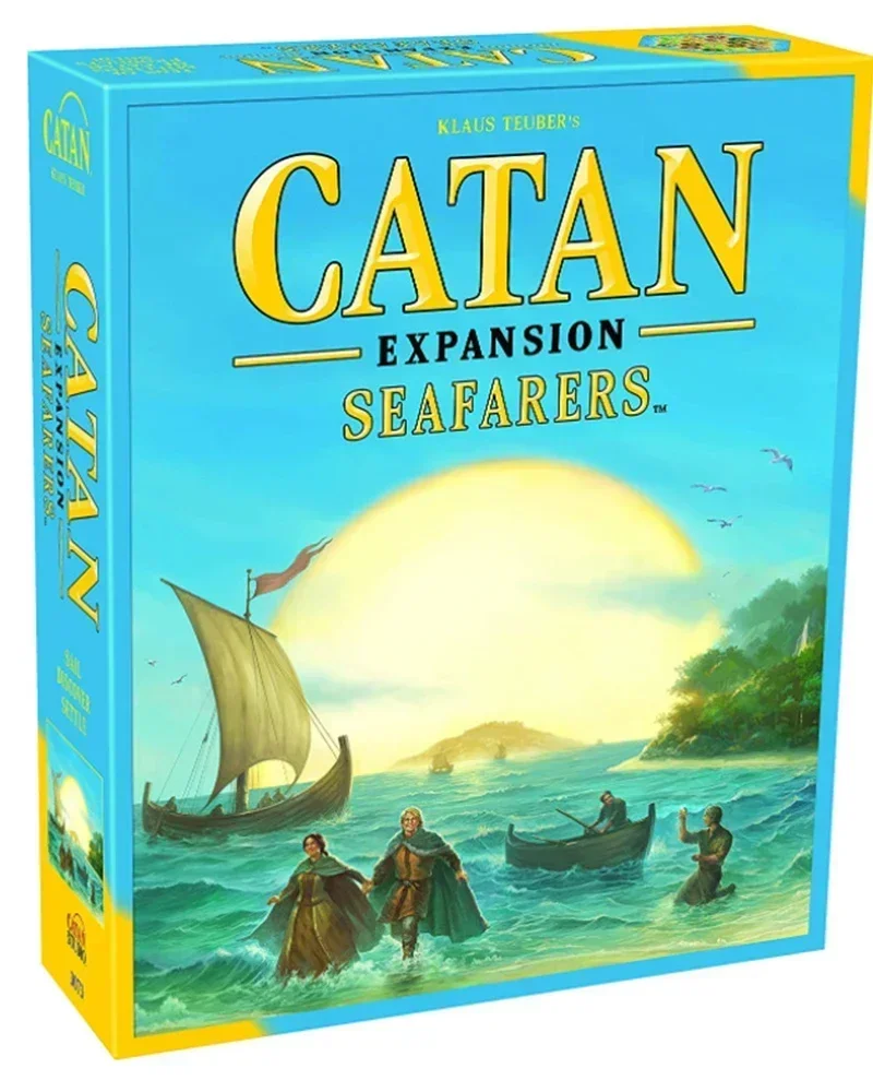 Versione inglese catan gioco da tavolo puzzle giocattolo per il tempo libero carta da gioco 2-8 persone giochi di carte per feste