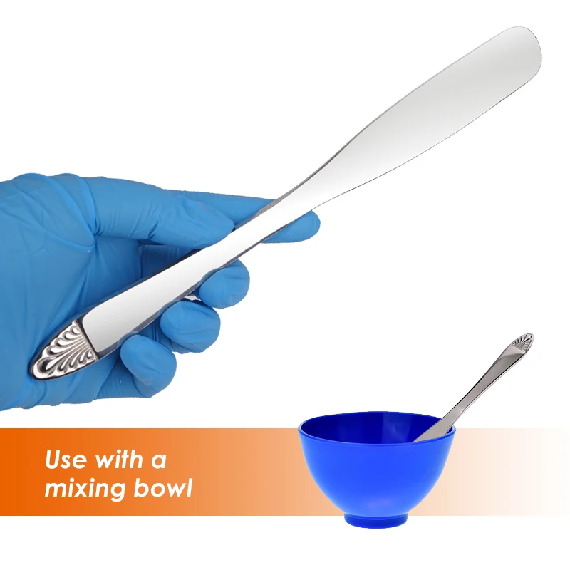 

Stainless Steel Dental Plaster Spatula Alginate Gypsum Mixing Knife Cement Powder Mix Scraper Dentist Tools