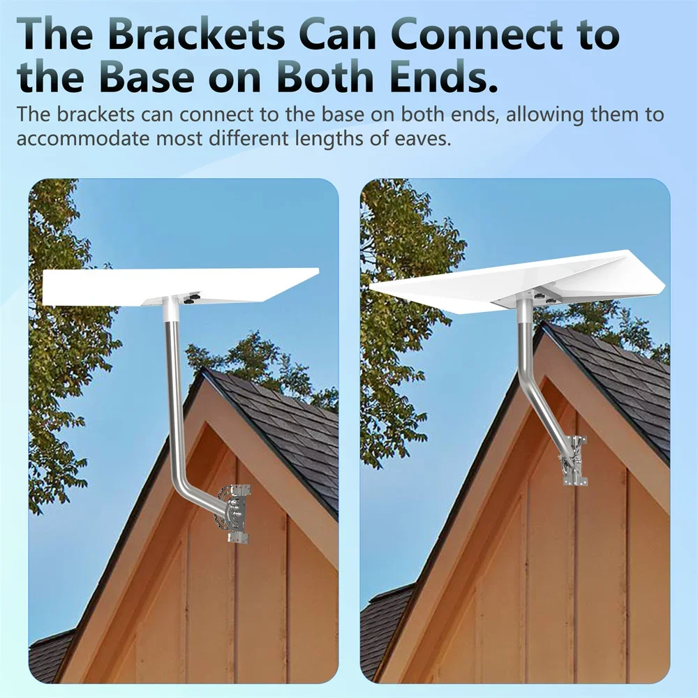 For Starlink Gen 3(V3) Long Wall Installed Connecting Rod Mount,Walls of Roof Adapter Holder metals Standard Bracket Connector