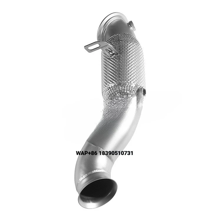 

For Benz C300 2.0T W205 2016 High Performance Downpipe Exhaust System Ternary Head Section Exhaust Pipe With Heat Insulation