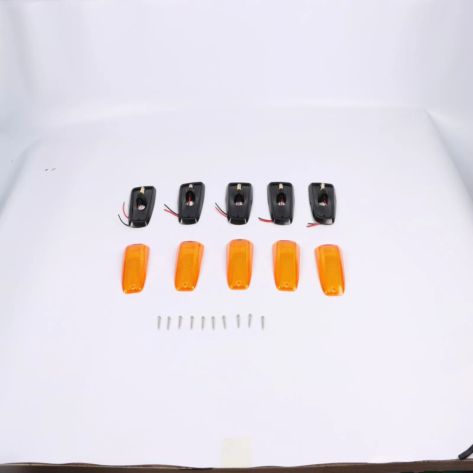 

Amber LED Cab Marker Light Kit FOR Chevrolet C K 1500 2500 3500 1988-2000 OEM 11516638