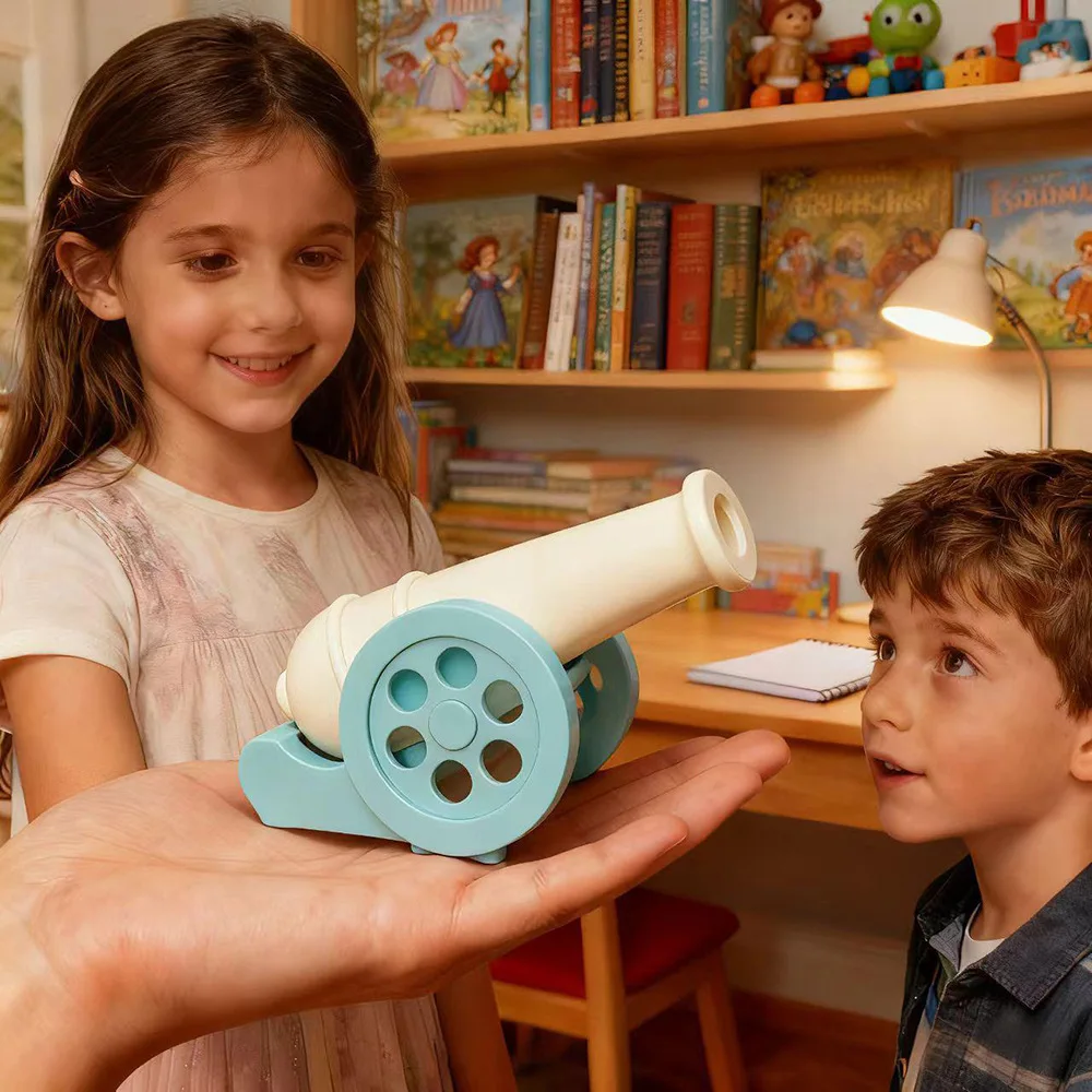 الإبداعية هاون لعبة مدفع قالب من السيليكون مدفع نموذج Diy بها بنفسك سيارة سطح المكتب الديكور الجص قالب أدوات تزيين الكعكة