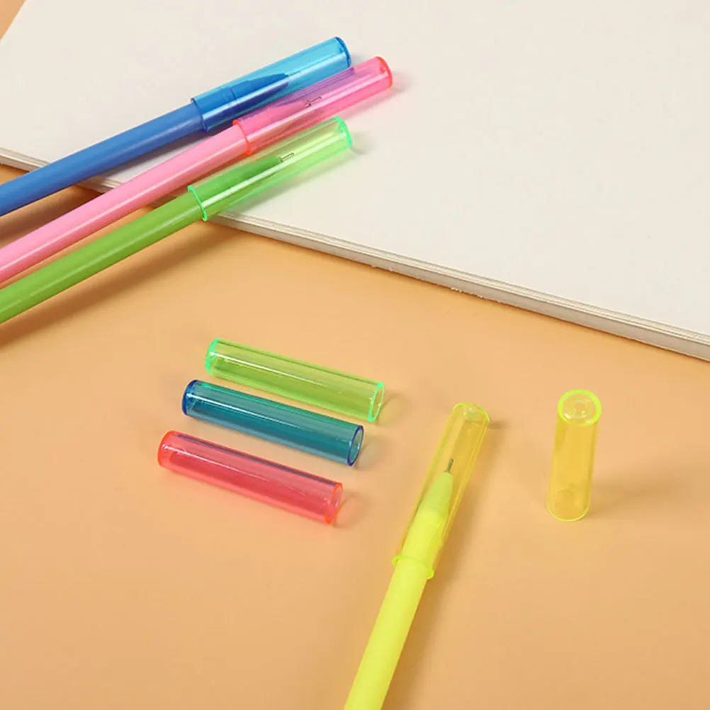 

50Pcs Plastic Pencil Lids Transparent Tip Protectors Cover for Student School Office Stationery Protection Fine Great Quality