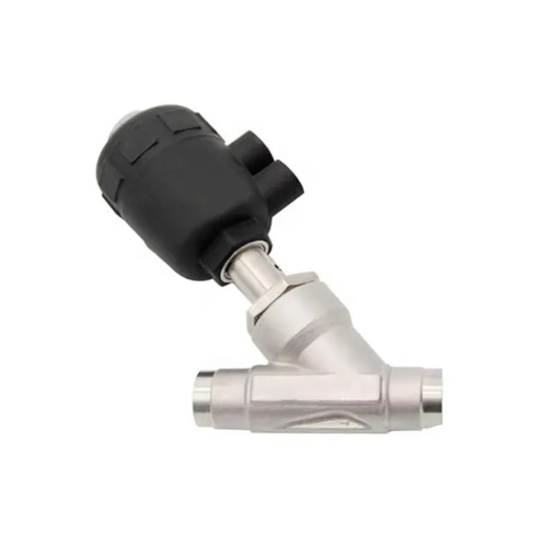 Hygiene and hygiene: stainless steel welded pneumatic corner seat valve