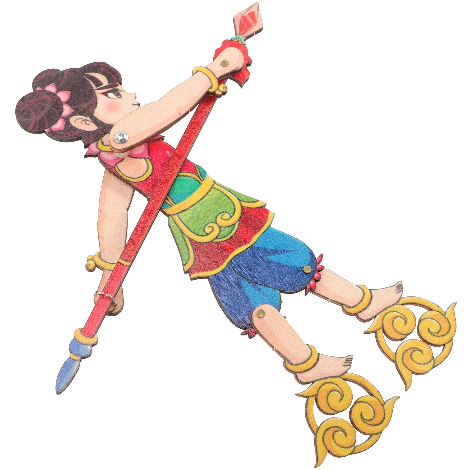 Houten Chinese schaduwhandpop Educatieve marionet voor het verhalen vertellen in de kleuterschool en interactief spelen in de vroege kinderjaren