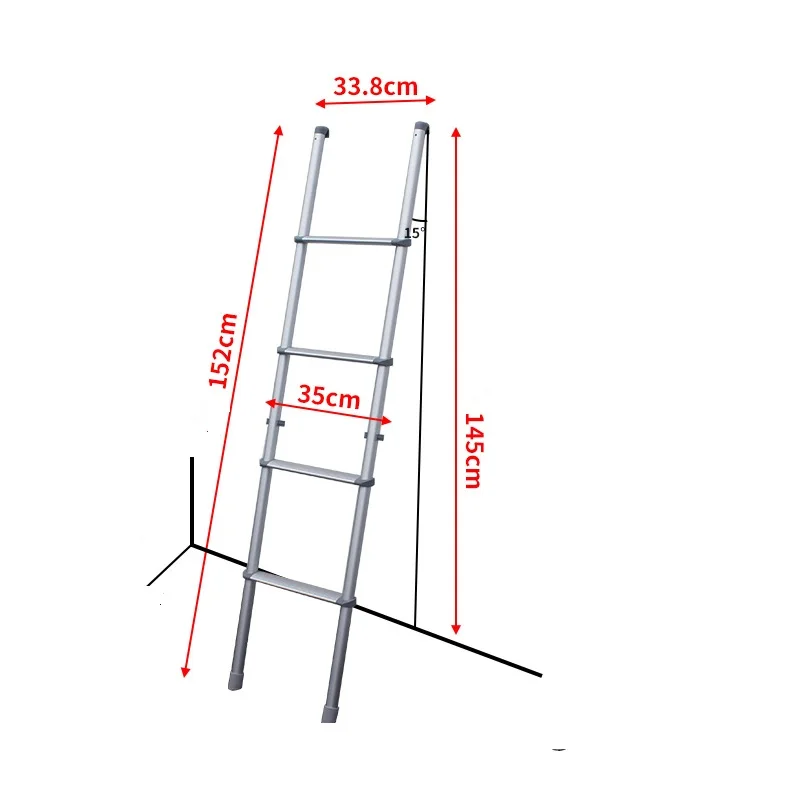 

RV Indoor Aluminum 4 Step Ladder Rv Accessories