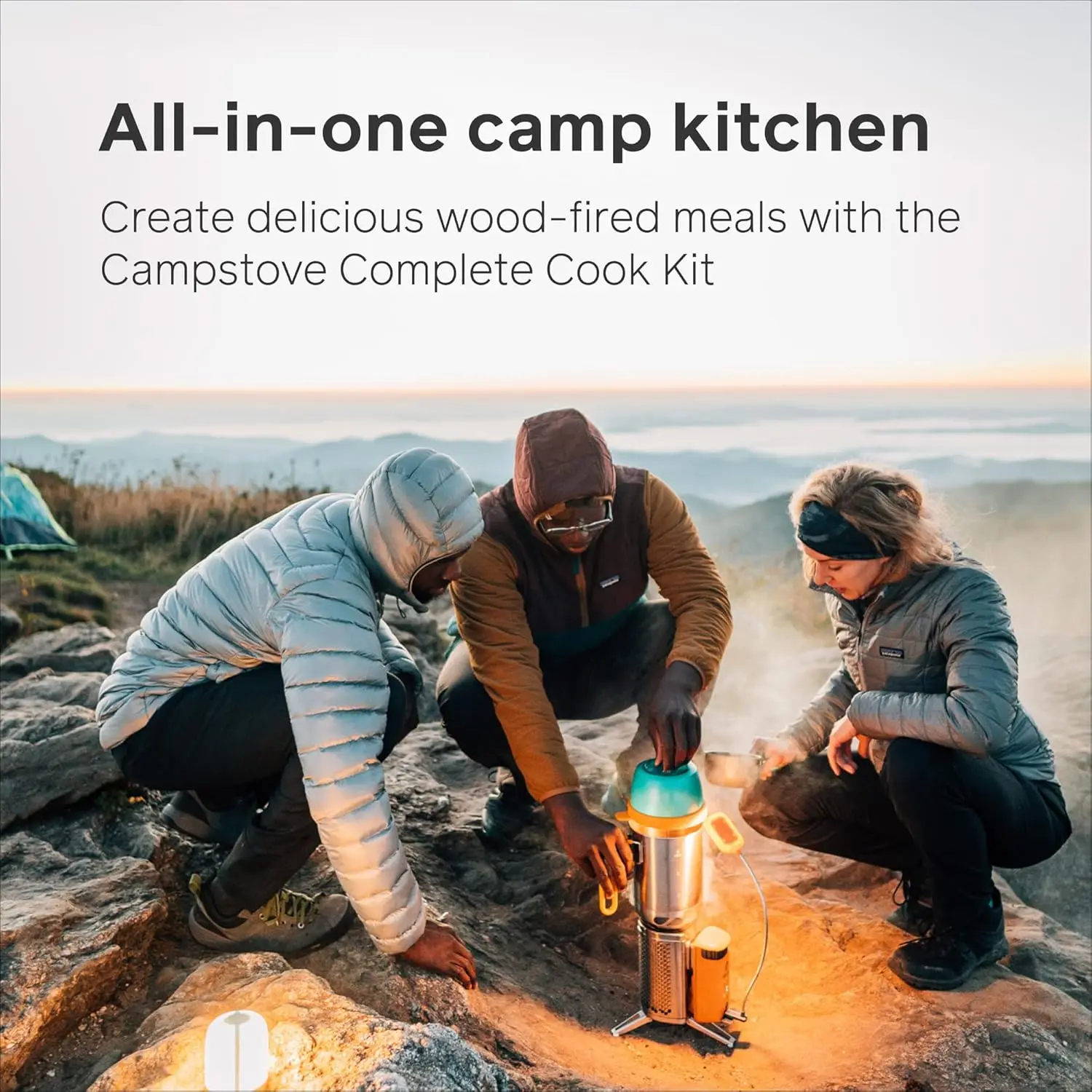 CampStove 2+ Wood Burning, Electricity Generating & USB Charging Camp Stove