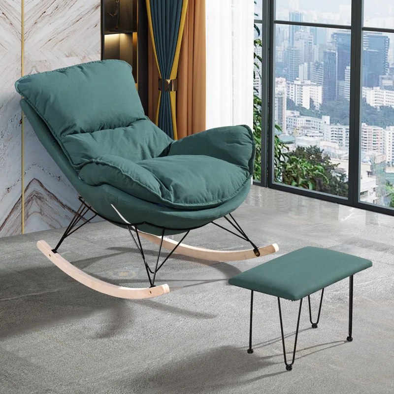 Lazy Living Room Chair Rocking Designer Meditation Nordic Sofa Modern Lounge Sillas Para Salon De Bellezs Home Furniture