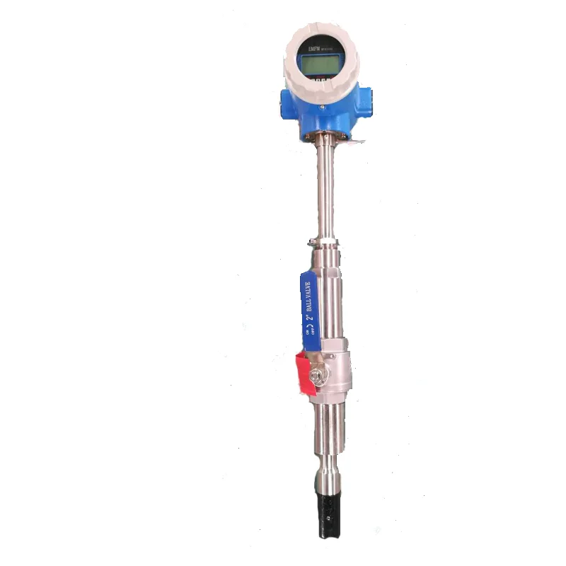 RS485 4-20MA CHILLED WATER FLOW METER PRICE LIST ELECTROMAGNETIC INSERTION MAGNETIC FLOW METERS FOR WATER