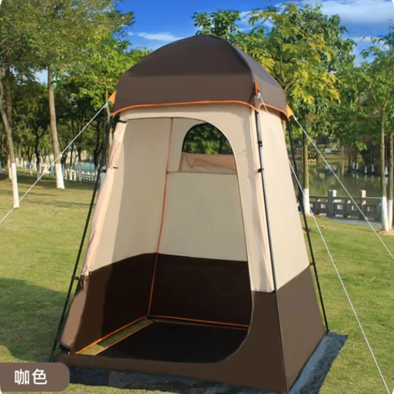 

Four Seasons Waterproof Camping Shower Tent with Quick Automatic Open Toilet Locker Room for Hiking