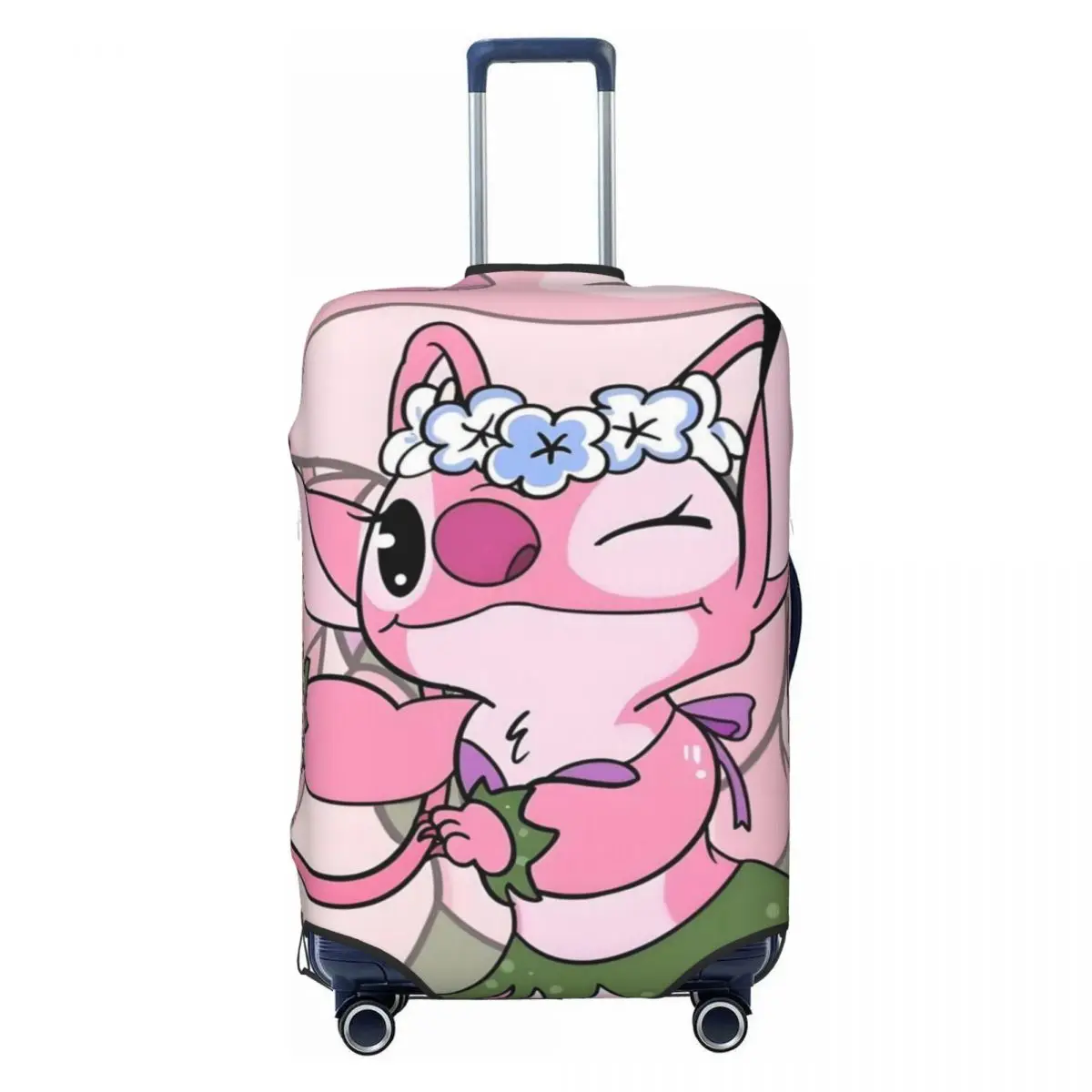 

Custom Stitch Cartoon Travel Luggage Cover Washable Suitcase Cover Protector Fit 18-32 Inch