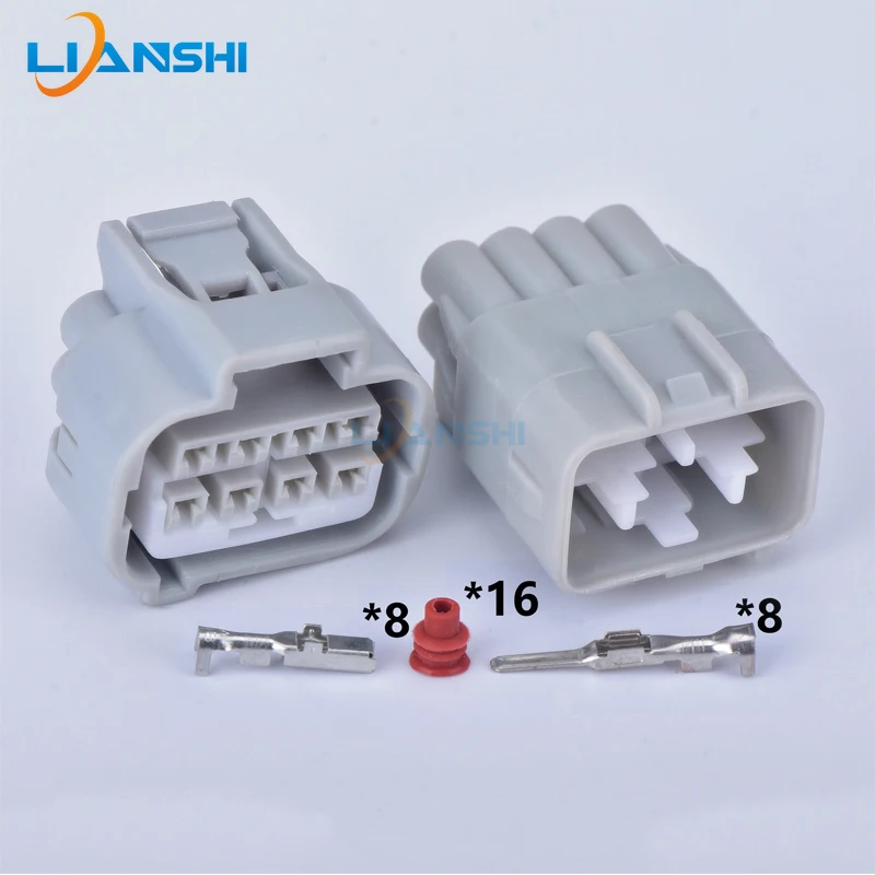 8Pin 90980-10897 90980-10896 7283-1289-40 090II Sealed MF Connector Kit w/Terminals For Toyota Lexus Subaru Headlight Harness