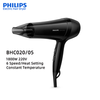 Philips BHC020 Hair Dryer High Power Constant Temperature 220V 1800W Concentrator Nozzle Hair Blow Dryer 6 Heating Settings