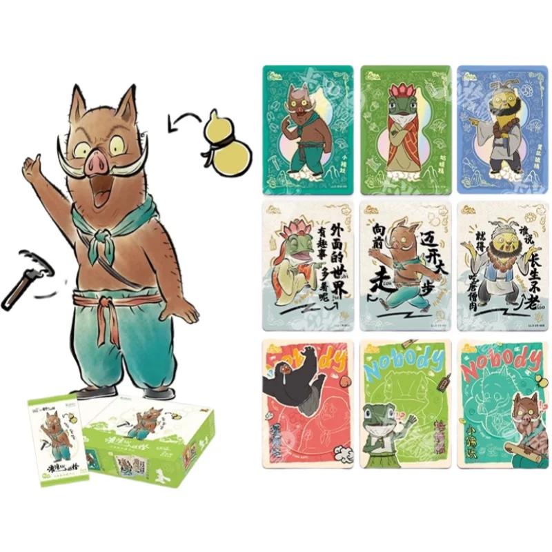Kayou – cartes de collection de films authentiques «Le Petit Démon de Langlang Mountain » - Packs de cartes officielles Dream Pack Little Pig Demon