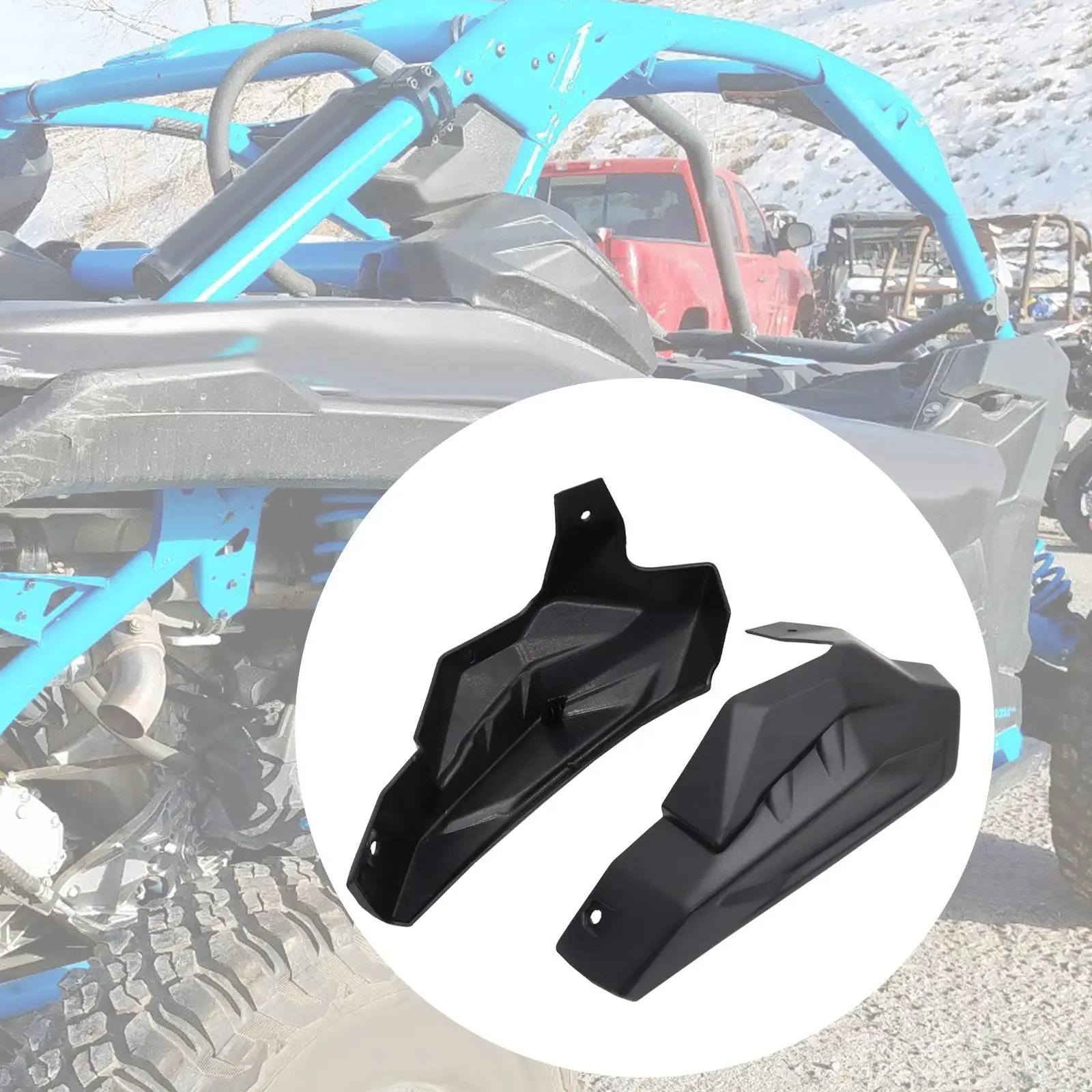 Black ABS C Pillar Protection Cover Guard Plate for Can Am Maverick X3 MAX 2017-2024 Accessories