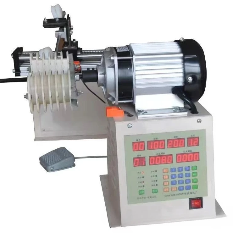 

B75 CNC winding machine + cable arrangement can be operated automatically by jumping gear buttons