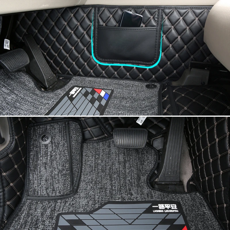 Custom Car Floor Mats For Kia Carnival Sedona KA4 2021 2022 2023 7 seats 8 seats Interior Carpets Rugs Foot Pads Accessories