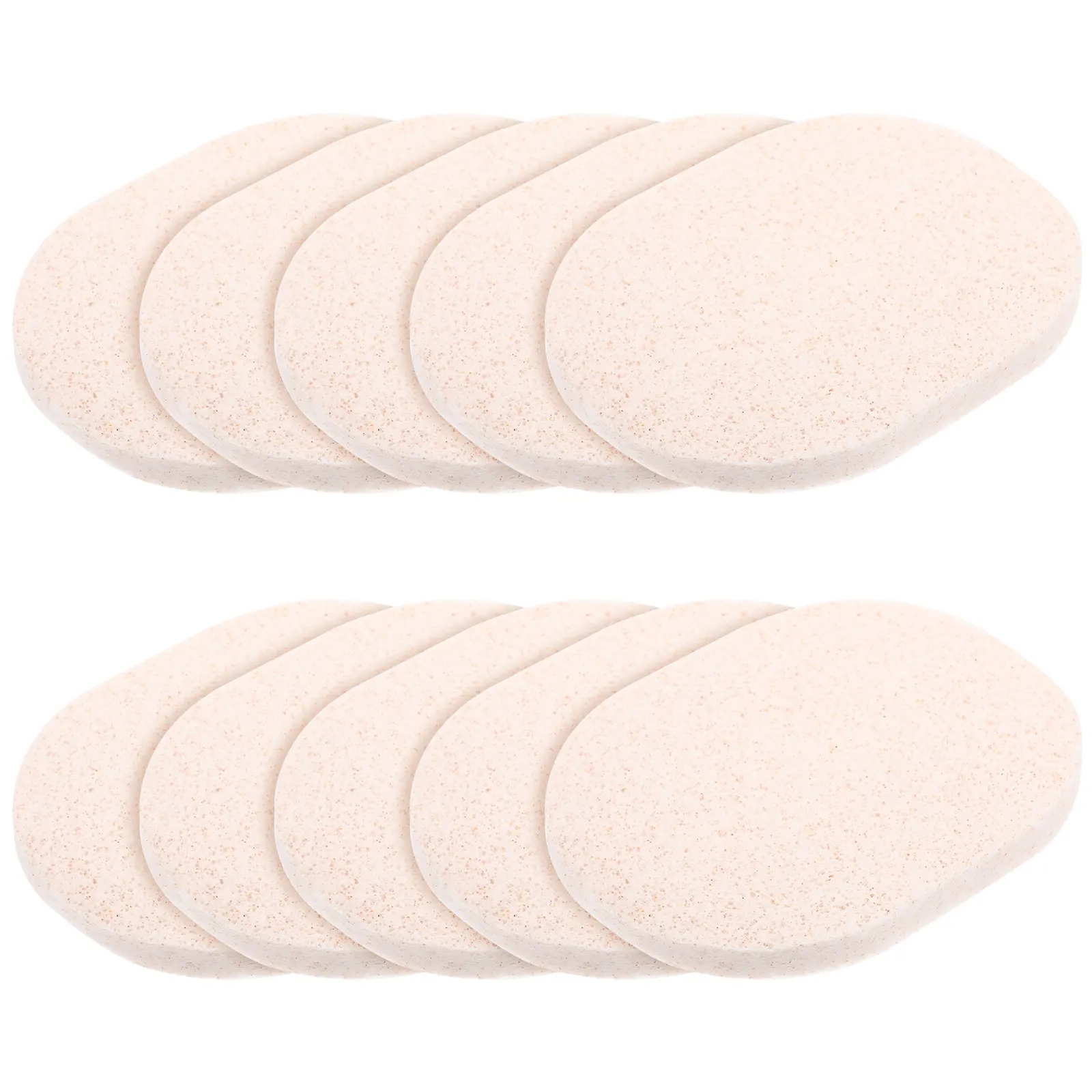 

10 Pcs Facial Cleanser Face Scrubber Sponges Cleansing Exfoliator Pads Pva Travel Makeup