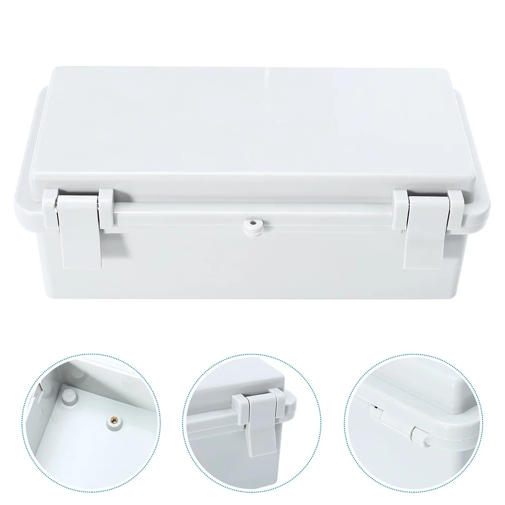 Junction Box Outdoor Electronics Case Cable Hinges Sink Drainers Triangular Waterproof Boxes for Outdoors Hair Miss