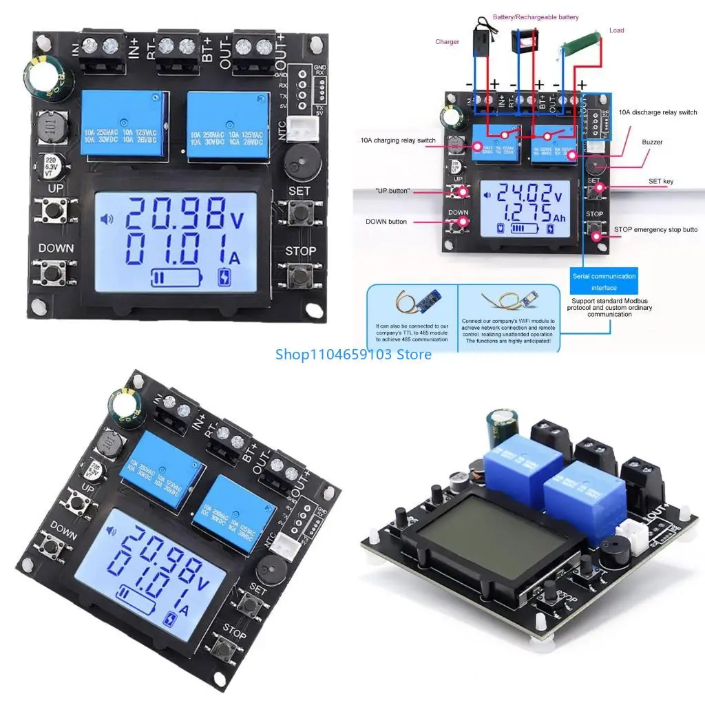 

Контроллер защиты батареи контроллер 10-110 В регулируемые напряжения модуль среза